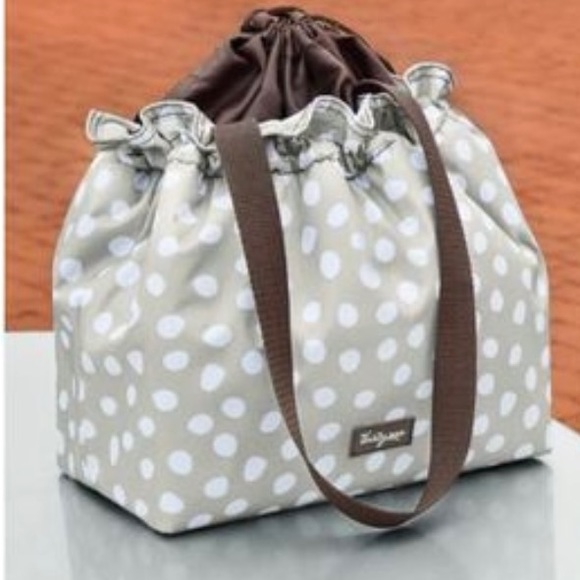 NEW thirty-one Cinch-It-Up Thermal Tote in Lotsa Dot - Style 3785 - Picture 6 of 7